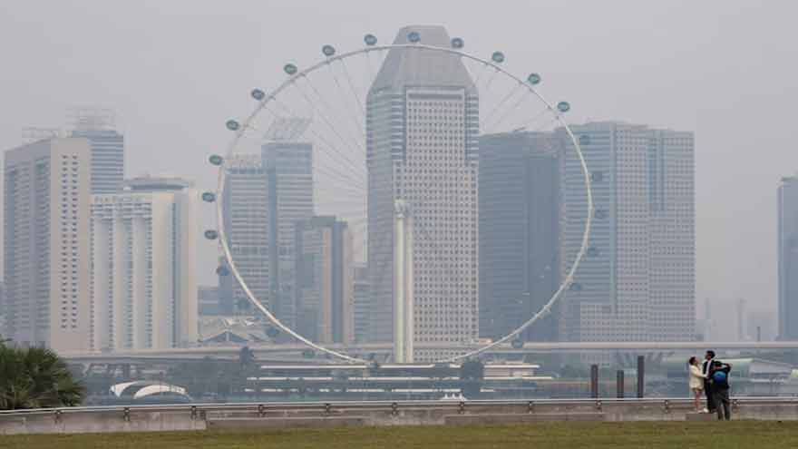 Singapore Grand Prix track as haze affects air quality across the city-state