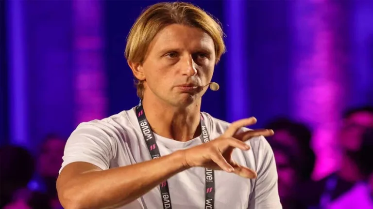 Revolut CEO Nik Storonsky speaking about artificial intelligence and the fintech company’s expansion plans