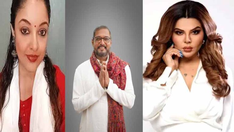 Tanushree Dutta, Nana Patekar and Rakhi Sawant in connection with the 2018 Bollywood #MeToo controversy