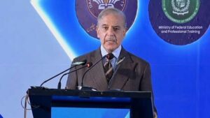 - Shehbaz Sharif speaking at the inauguration of a Danish School in Islamabad