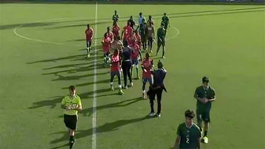 Pakistan and Gambia U-15 football teams compete during the FIFA U-15 World Cup and Festival 2026.