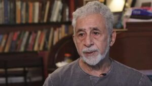 1. Naseeruddin Shah speaks in support of students protesting at the SRFTI film institute in Kolkata.