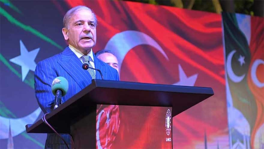1. Prime Minister Shehbaz Sharif during an official engagement.