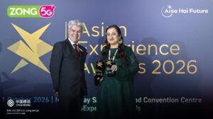 Zong wins two Asian Experience Awards 2026 for its My5 and My Zong App campaigns