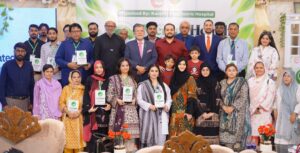 Medical experts and guests participate in a mental health awareness seminar at Karachi Psychiatric Hospital.