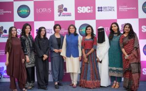 Sharmeen Obaid-Chinoy celebrates the fifth anniversary of Patakha Pictures and the eight women filmmakers selected for Claim the Frame 2026.