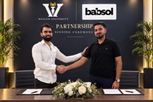 Wealth University and Babsol strategic growth agreement targeting $10 million in cumulative qualifying revenue by 2027.