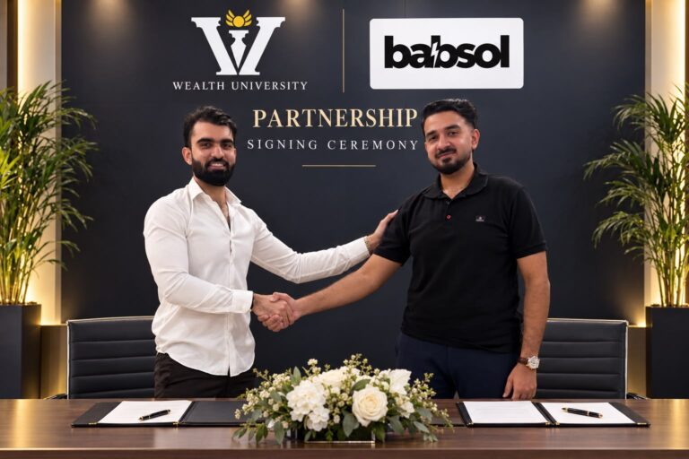 Wealth University and Babsol strategic growth agreement targeting $10 million in cumulative qualifying revenue by 2027.
