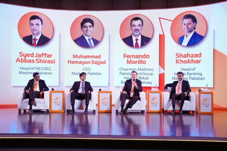 Mashreq NEO BIZ digital banking platform for small businesses and entrepreneurs in Pakistan.