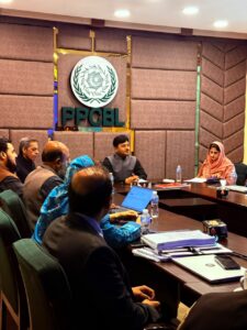 1. Naveed Haider Shirazi chairs a senior management conference with PPCBL executives.