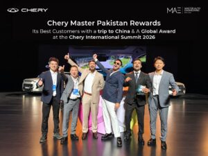 Chery Master Pakistan customers at the Chery Global User Summit 2026 in China.