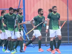 Pakistan national hockey team preparing for international hockey competition