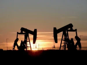 Oil barrels representing rising crude prices amid Middle East tensions and supply concerns.